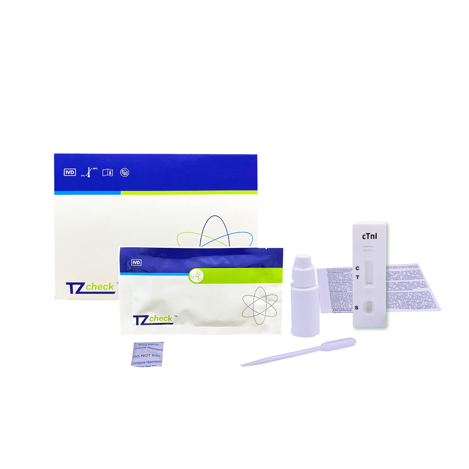 Експрес-тест для визначення серцевого тропоніну І (cTnI) (Tzcheck C001-4002)